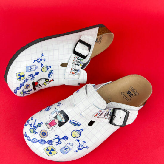 Alternative view of Ортопедично сабо със стелка от естествена кожа за лаборанти