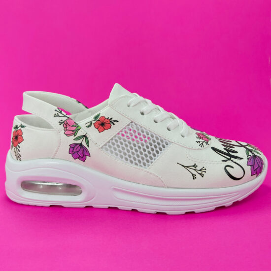 Alternative view of Работни обувки  тип маратонки с въздуша камера и цветен принт  400013