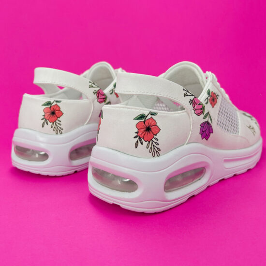 Работни обувки тип маратонки с въздуша камера и цветен принт 400013 /