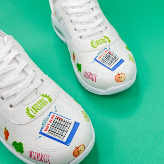 Работни обувки тип маратонки с въздуша камера и цветен принт 400014 /