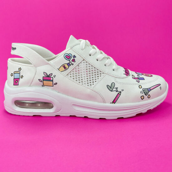 Alternative view of Работни обувки  тип маратонки с въздуша камера и цветен принт  400015