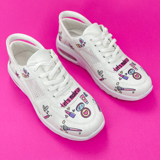 Работни обувки тип маратонки с въздуша камера и цветен принт 400015 /