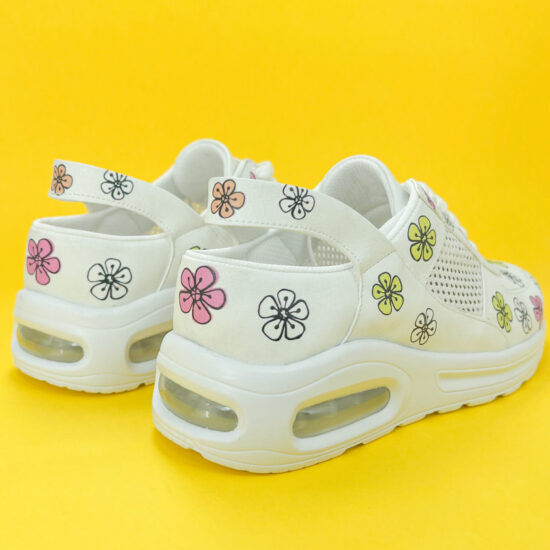 Alternative view of Работни обувки  тип маратонки с въздуша камера и цветен принт  400022