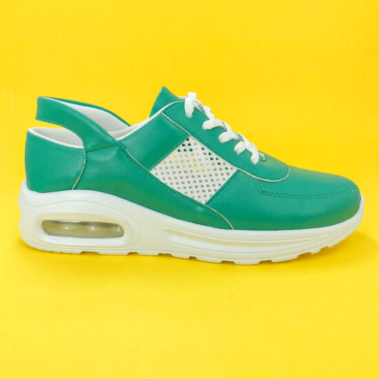 Alternative view of Работни обувки тип маратонки с въздуша камера в зелено