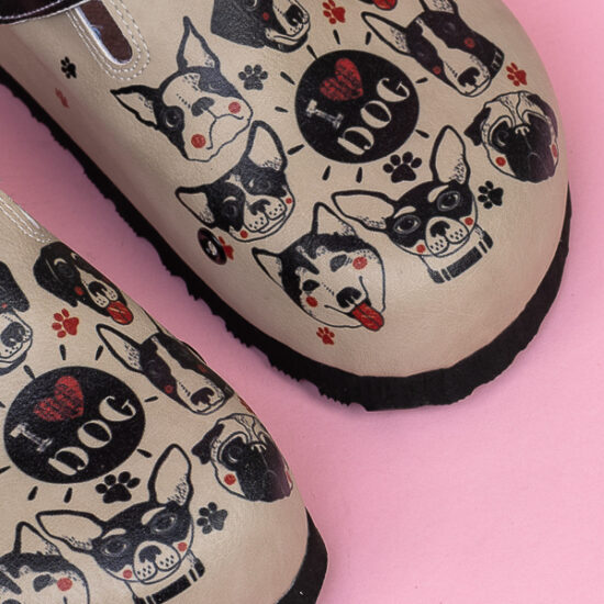 Alternative view of Ортопедични чехли за ветеринари със стелка от естествена кожа