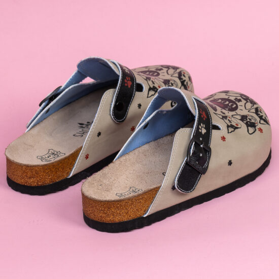 Ортопедични чехли за ветеринари със стелка от естествена кожа /