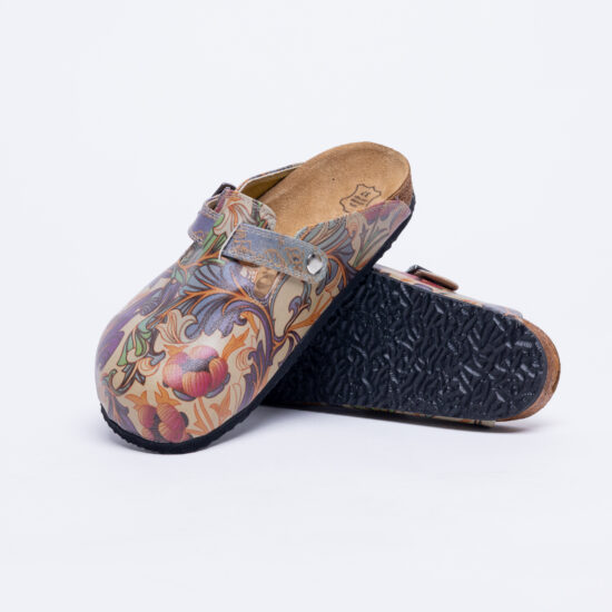 Ортопедични чехли със стелка от естествена кожа /