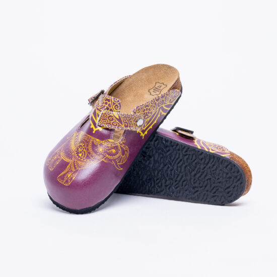 Indian Vibe Ортопедични чехли със стелка от естествена кожа /