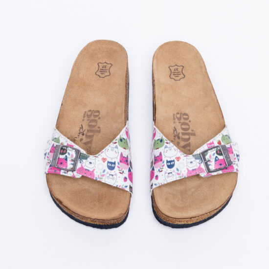 Alternative view of Летни ортопедични чехли със стелка от естествен велур