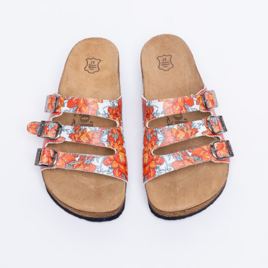 Alternative view of Летни ортопедични чехли със стелка от естествен велур