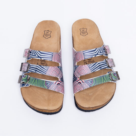 Alternative view of Летни ортопедични чехли със стелка от естествен велур