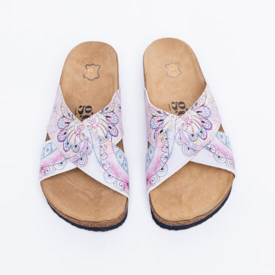 Alternative view of Летни ортопедични чехли със стелка от естествен велур