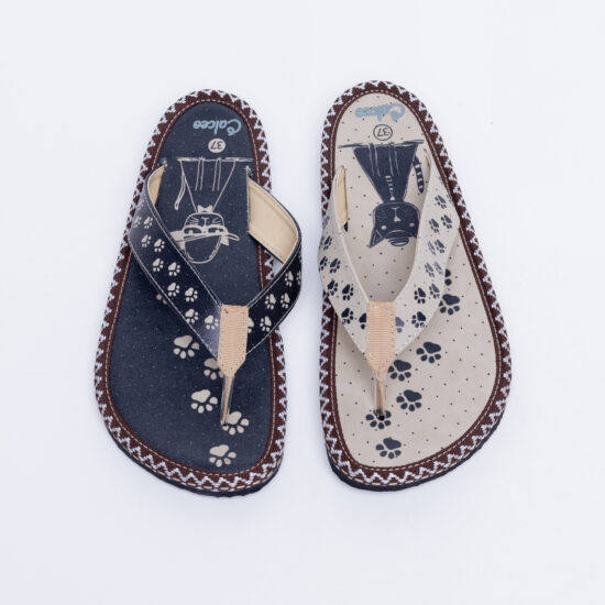 Alternative view of Цветни плажни чехли