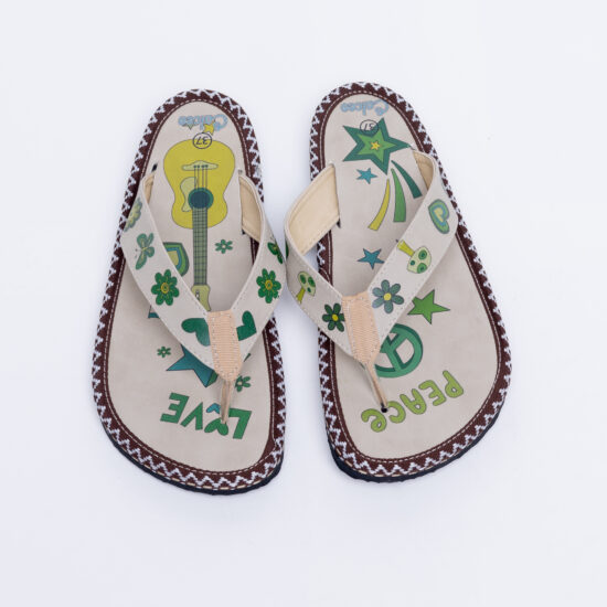 Alternative view of Цветни плажни чехли