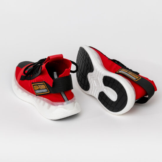 Guja Rare Find Red Мъжки високи маратонки от текстил /