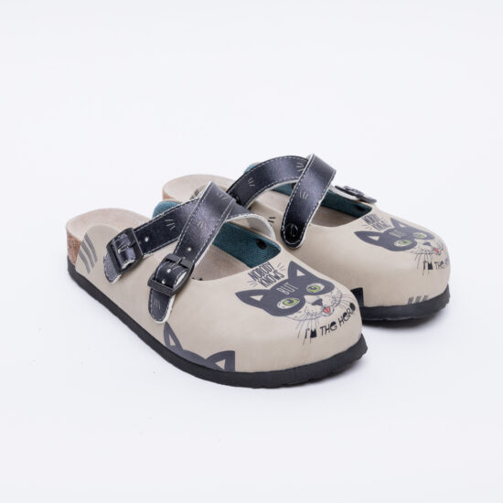 Alternative view of Ортопедични чехли със стелка от естествена кожа