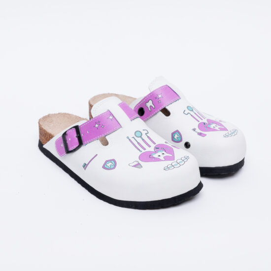 Alternative view of Ортопедични чехли със стелка от естествена кожа