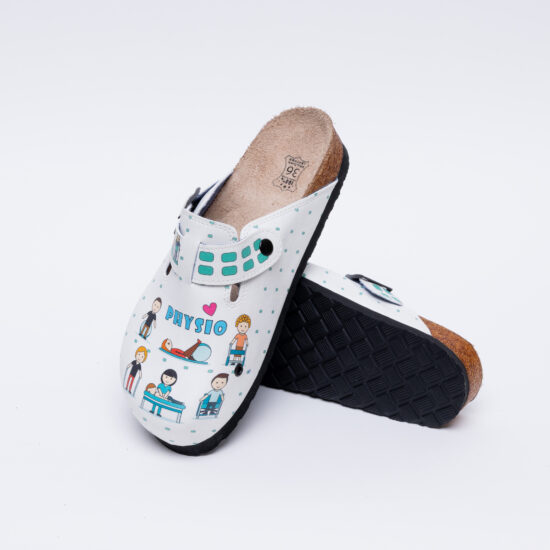 Ортопедични чехли със стелка от естествена кожа /