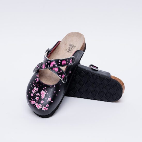 Ортопедични чехли със стелка от естествена кожа /