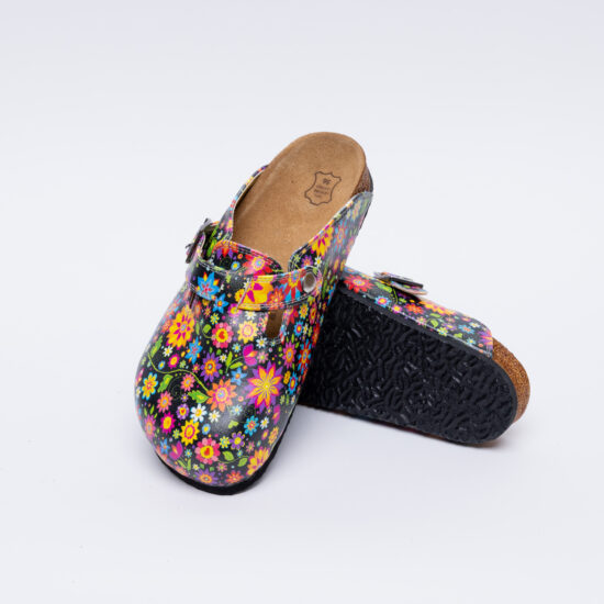 Ортопедични чехли със стелка от естествена кожа /