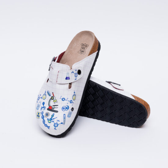 Ортопедични чехли със стелка от естествена кожа /