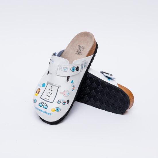 Ортопедични чехли със стелка от естествена кожа /