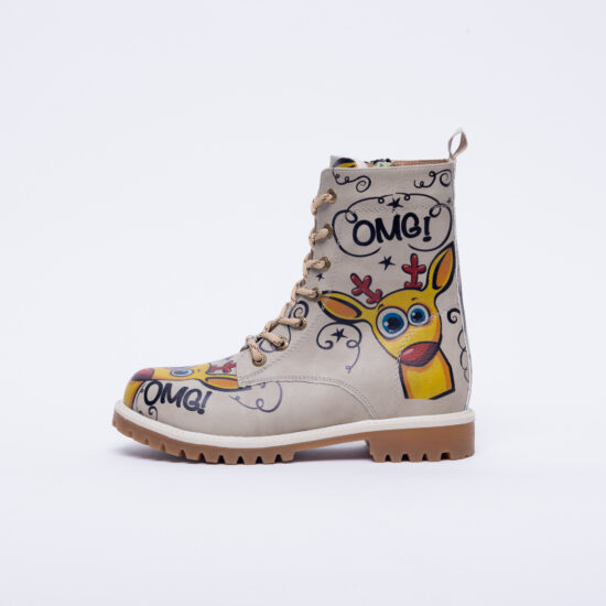 Alternative view of Модерни дамски боти с цветен принт