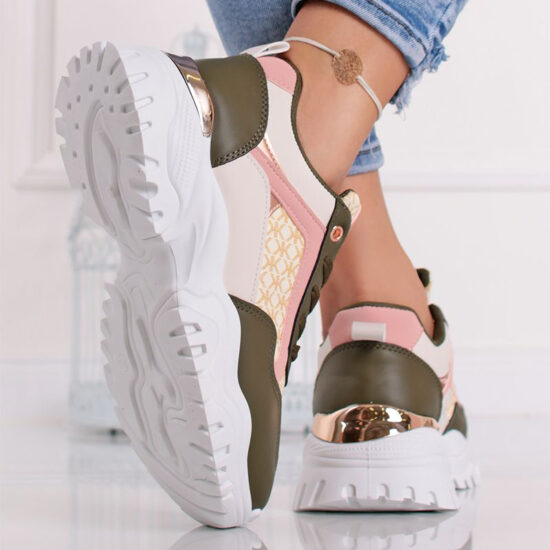 Модерни зелени дамски маратонки /