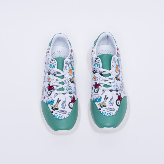 Анатомични медицински маратонки от естествена кожа /