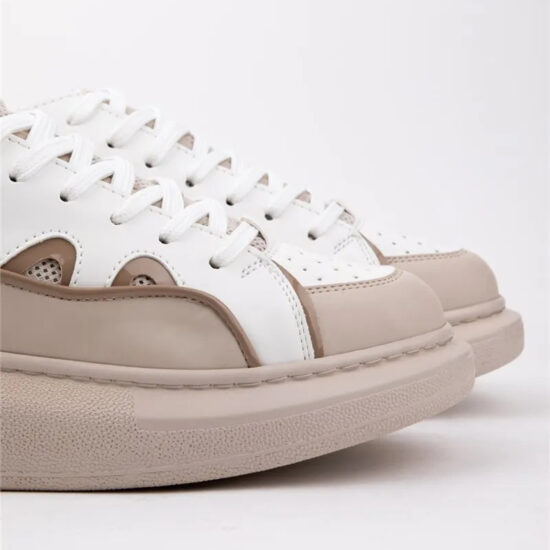 Moon Бежови дамски кецове с олекотена подметка /