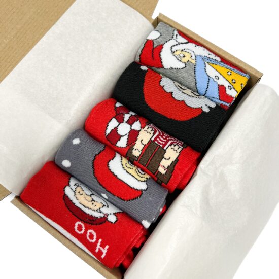Комплект 5 чифта шарени чорапи Xmas Set /