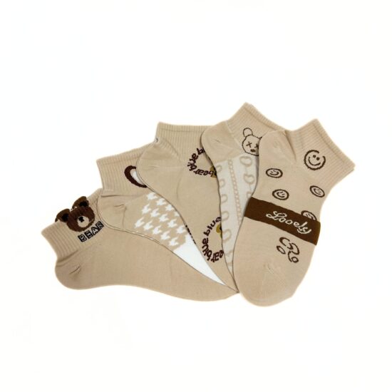 Комплект 5 чифта шарени чорапи Tedy Set /