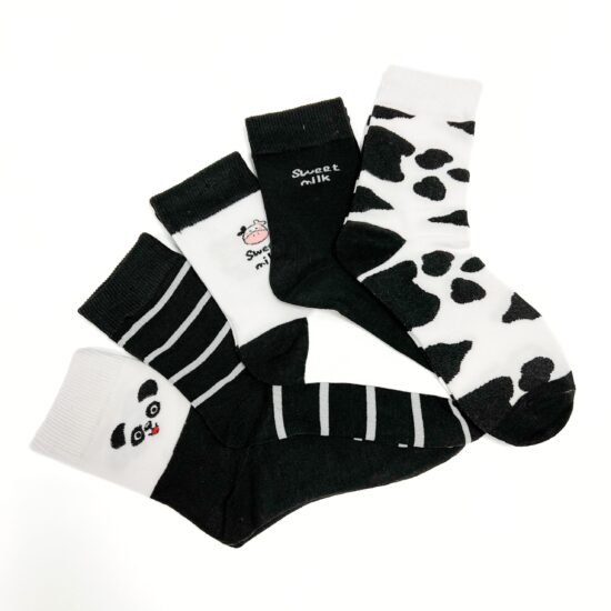 Alternative view of Комплект 5 чифта шарени чорапи Panda Set