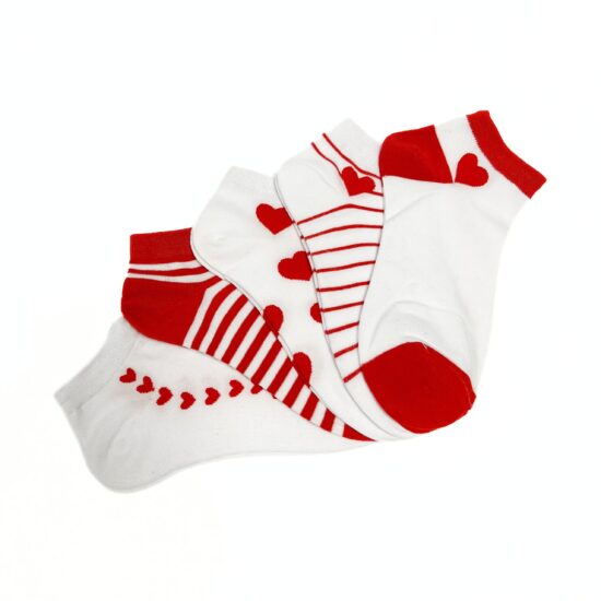 Alternative view of Комплект 5 чифта шарени чорапи Love Set