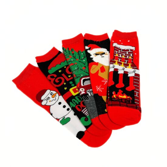 Комплект 5 чифта шарени чорапи Chimney Set /