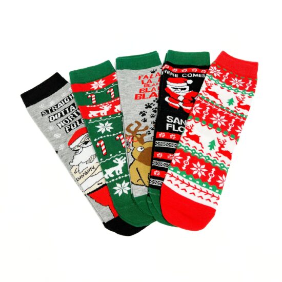 Alternative view of Комплект 5 чифта шарени чорапи Fla La Set