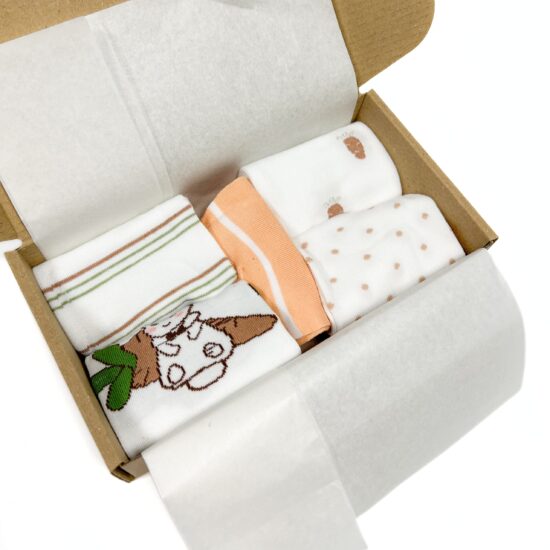 Комплект 5 чифта шарени чорапи Bunny Set /