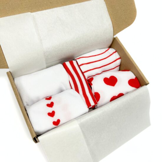 Комплект 5 чифта шарени чорапи Love Set /