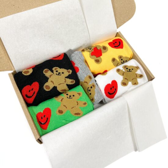 Комплект 5 чифта шарени чорапи Hug Set /