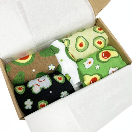 Комплект 5 чифта шарени чорапи Avocado Set /