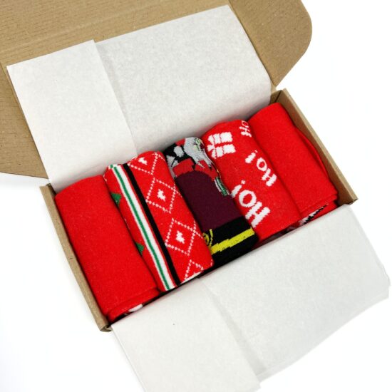 Комплект 5 чифта шарени чорапи HoHo Set /