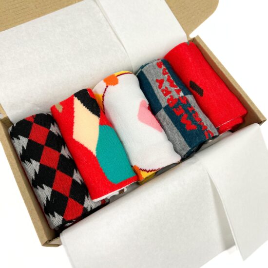 Комплект 5 чифта шарени чорапи Rudolph Set /