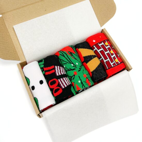 Alternative view of Комплект 5 чифта шарени чорапи Chimney Set