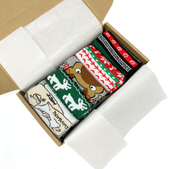 Комплект 5 чифта шарени чорапи Fla La Set /