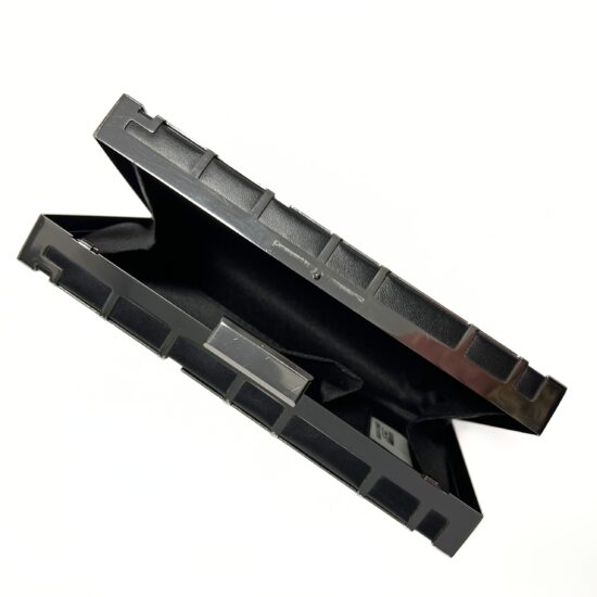 Alternative view of Дамски черен клъч мат 20069BM