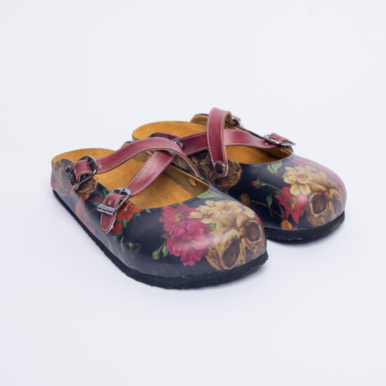 Alternative view of Ортопедични чехли със стелка от естествен велур