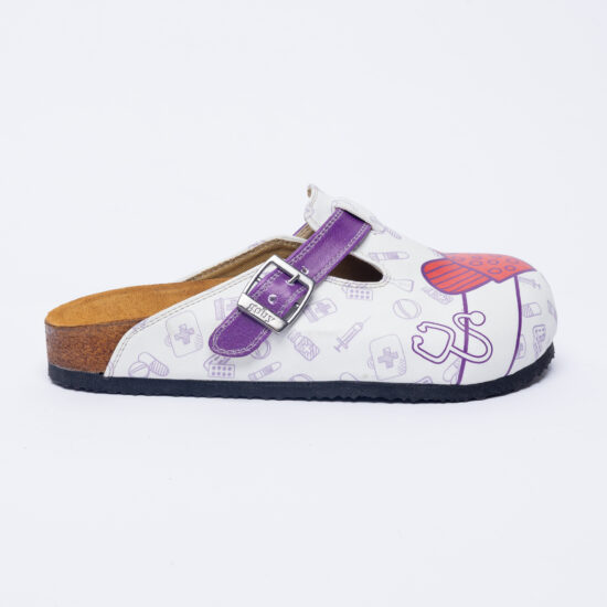 Red Heart Ортопедични чехли със стелка от естествен велур /