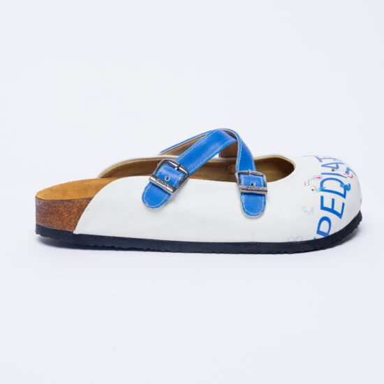 Ортопедични чехли със стелка от естествен велур /