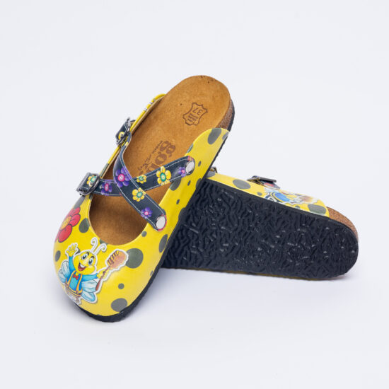 Ортопедични чехли със стелка от естествен велур /