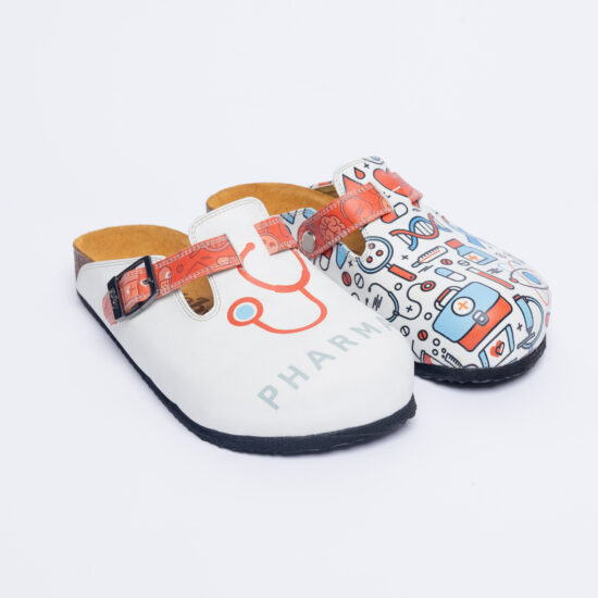 Alternative view of Ортопедични чехли със стелка от естествен велур